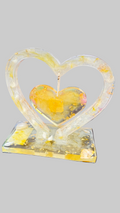 Double Heart with Snails