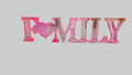 Resin Letters FAMILY