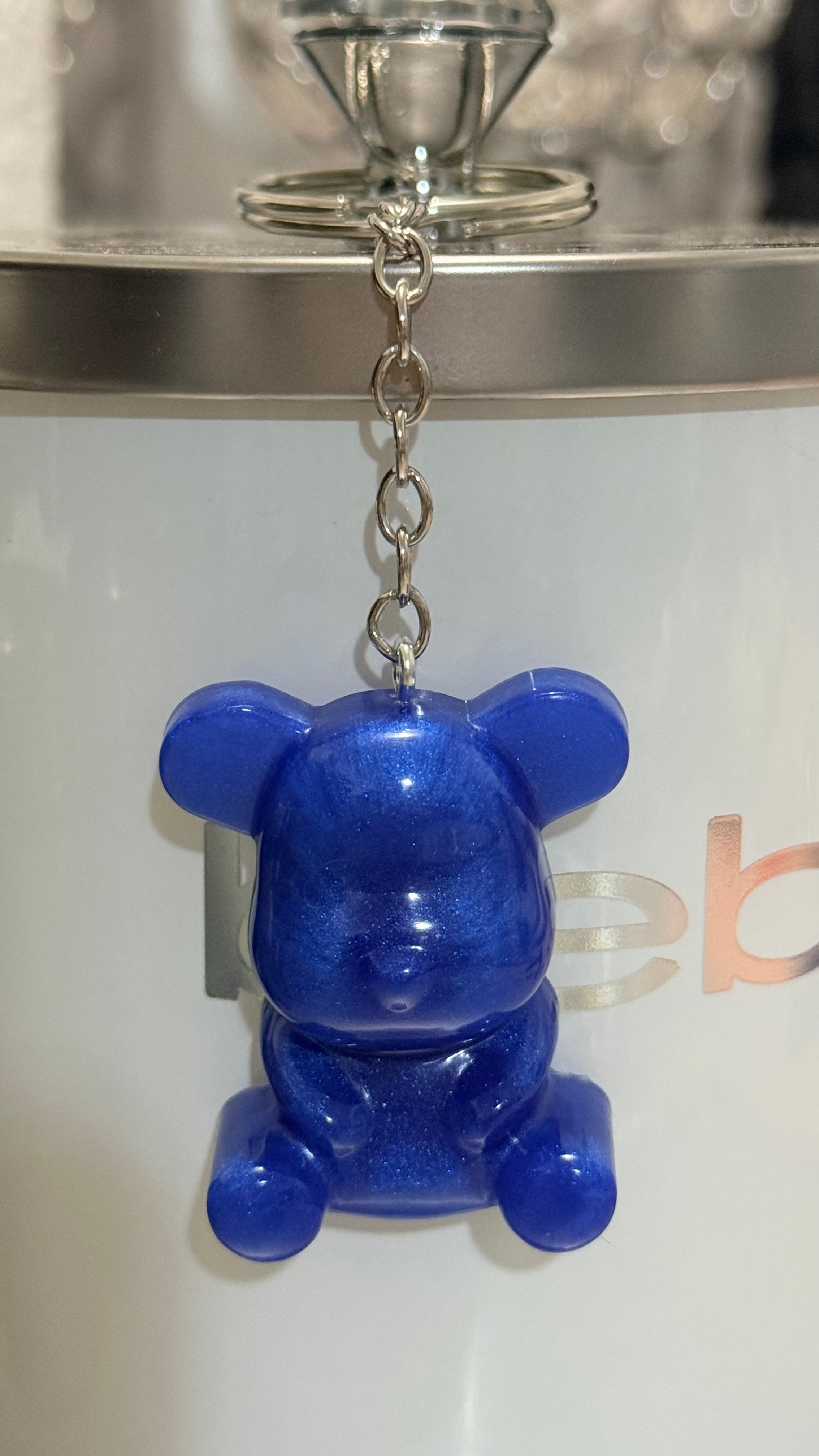 Resin TEDDY BEAR Keychain
