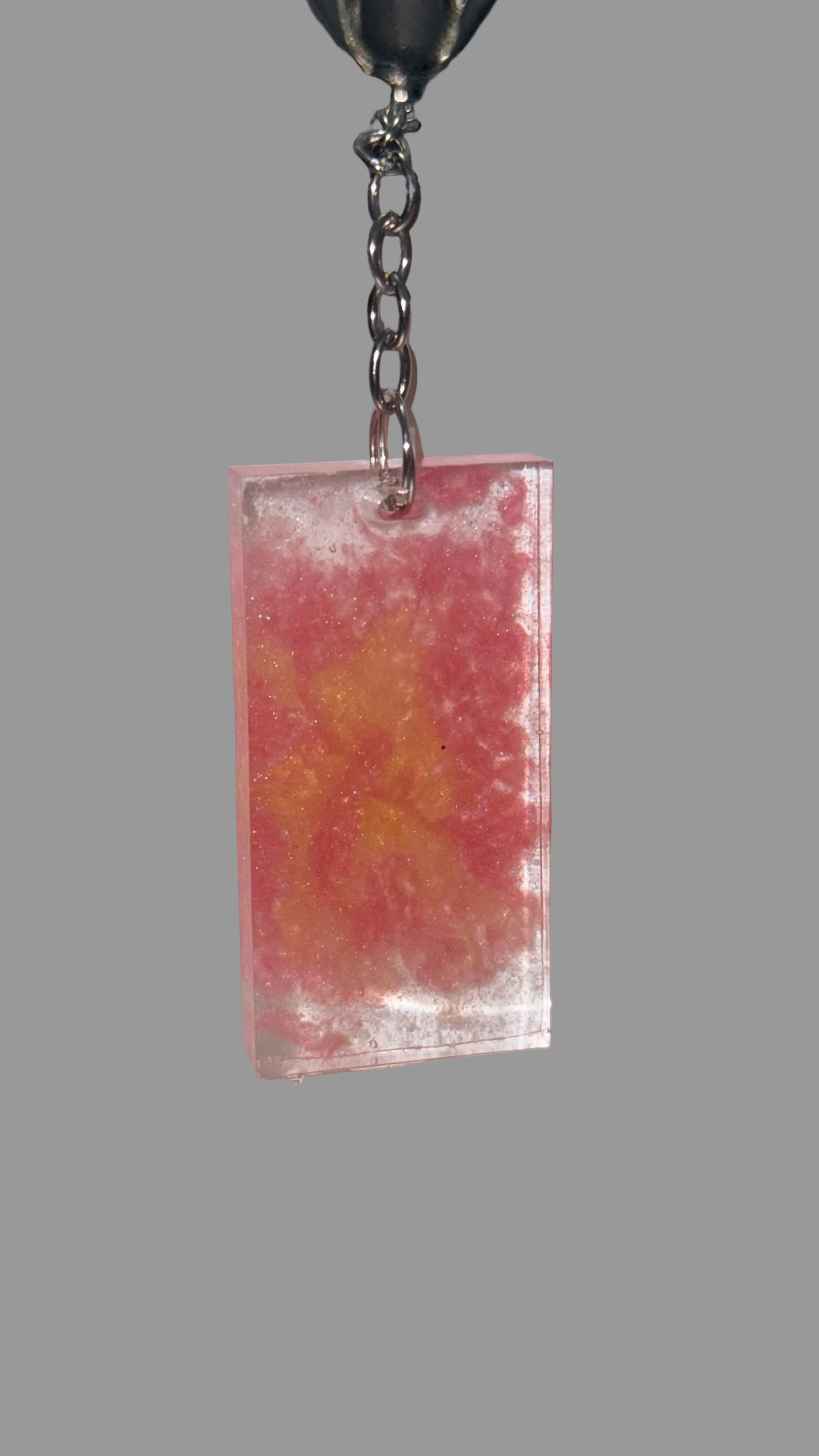 Resin Rectangular 2” keychain