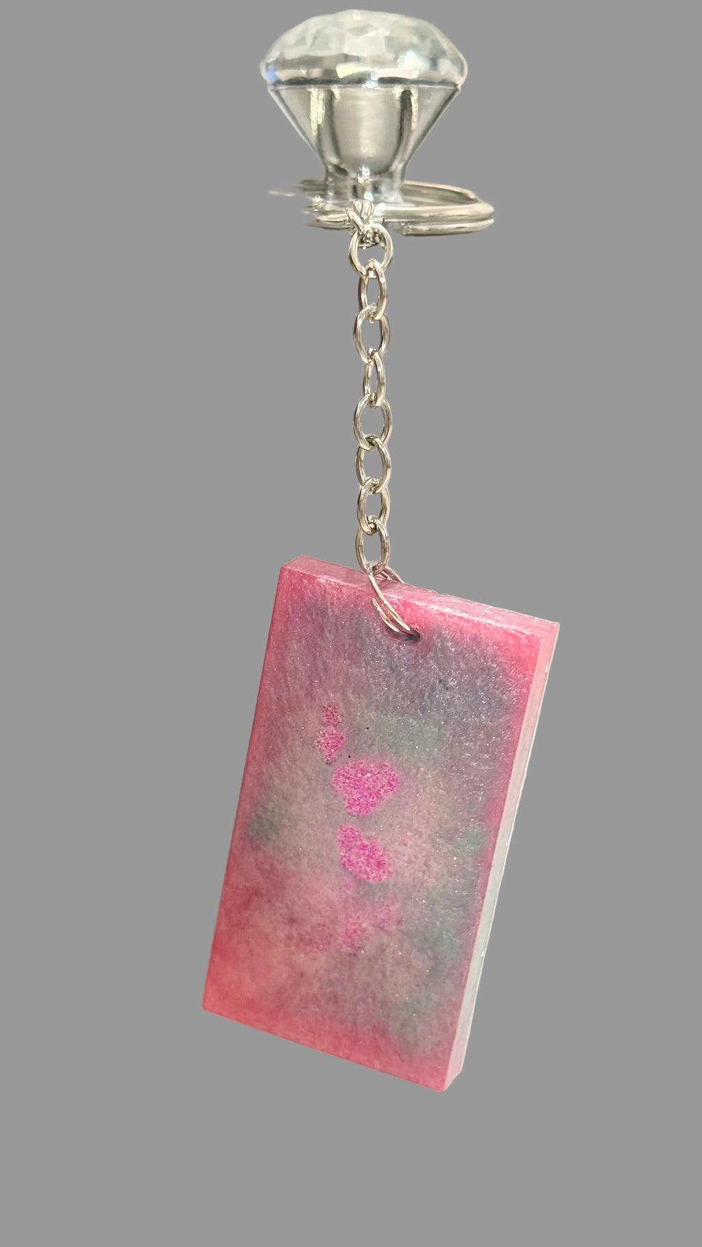 Rectangular Shape 2” Resin Keychain