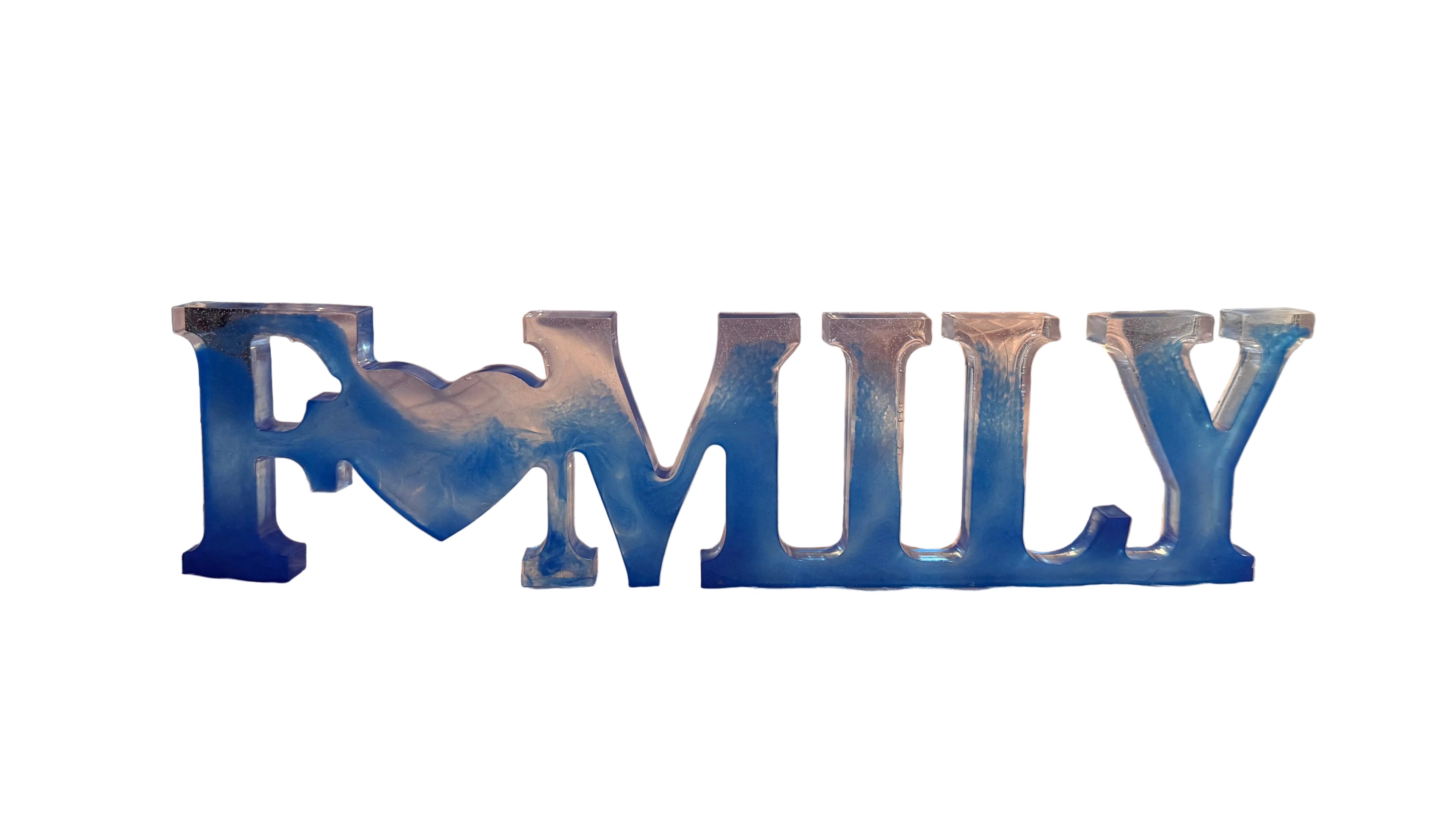 Resin Letters FAMILY
