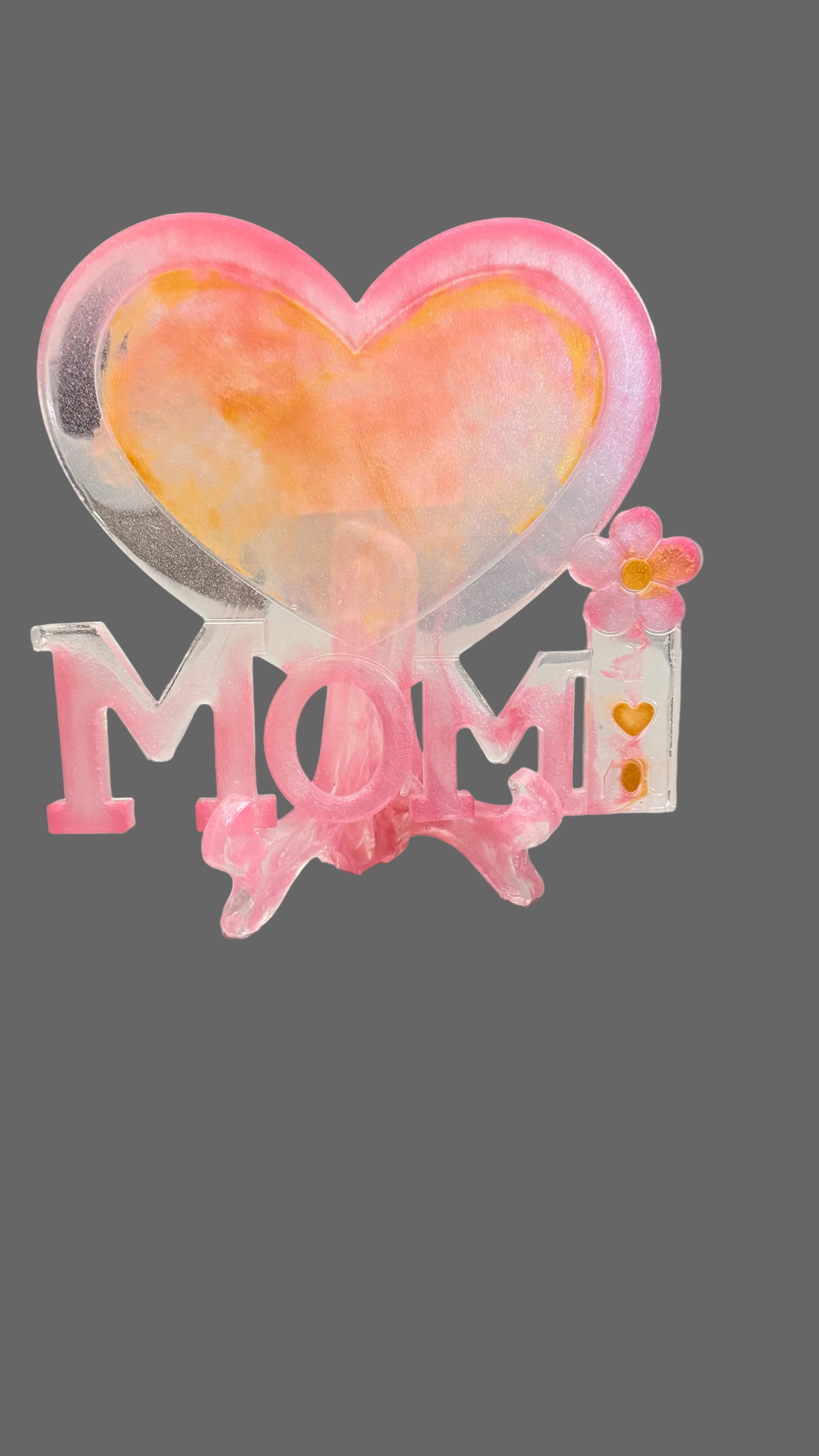 MOM HEART with Stand