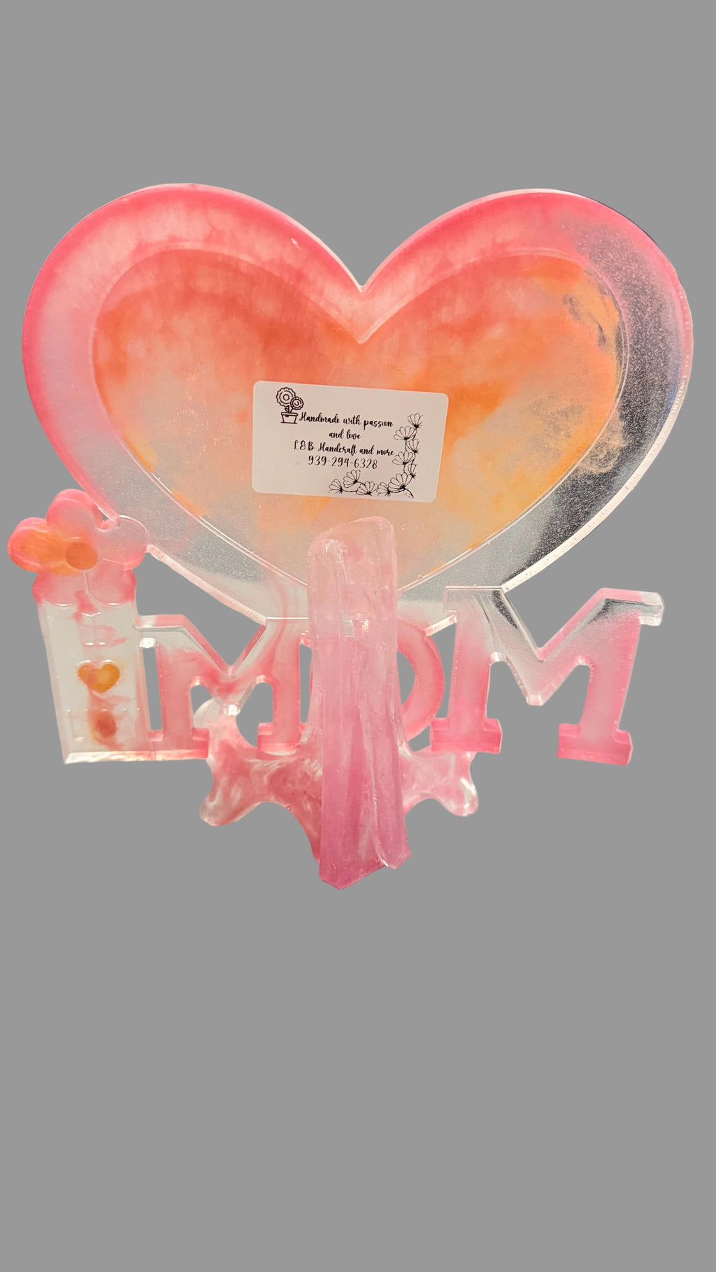 MOM HEART with Stand