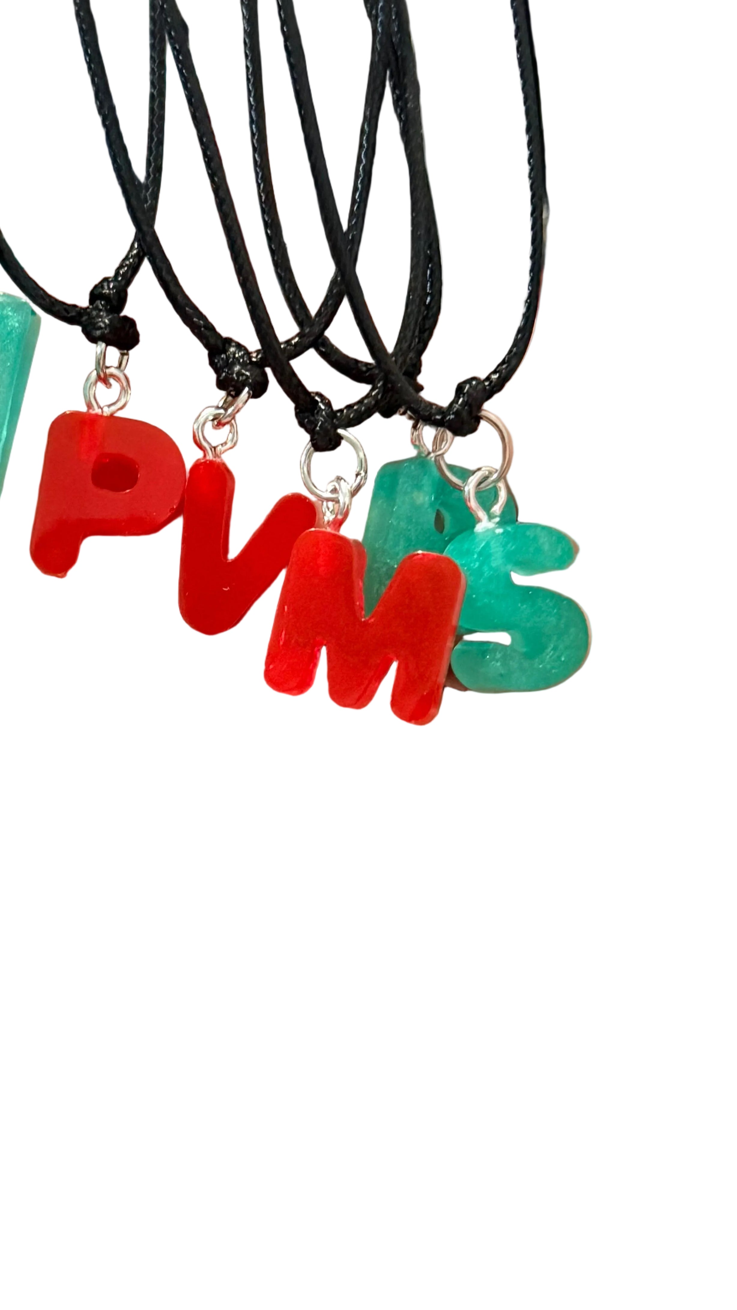 Resin Letters Necklace