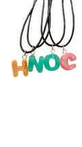Resin Letters Necklace
